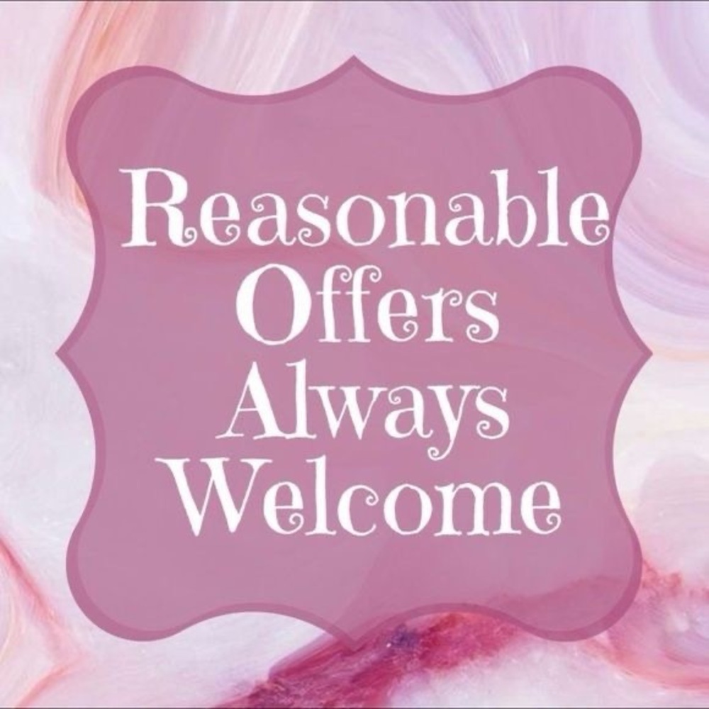 Reasonable Offers Always Welcome Sign